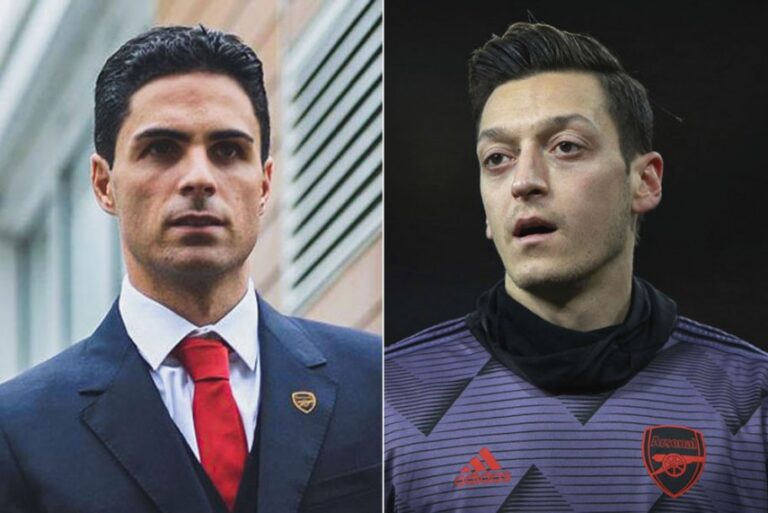 Read more about the article Mikel Arteta Hints Possible Ozil Return To Arsenal Squad